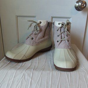 Sperry Syren Gulf Quilted Boots sz 10